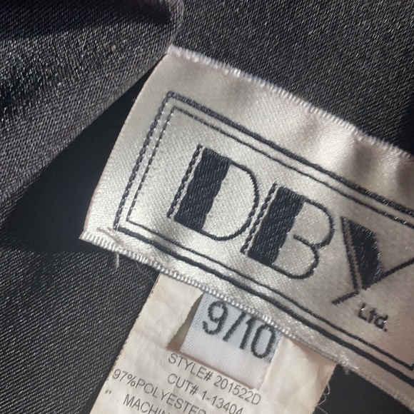 VINTAGE LADIES DBY LMTD. SINGLEBUTTON BLACK BLAZER - Picture 3 of 11